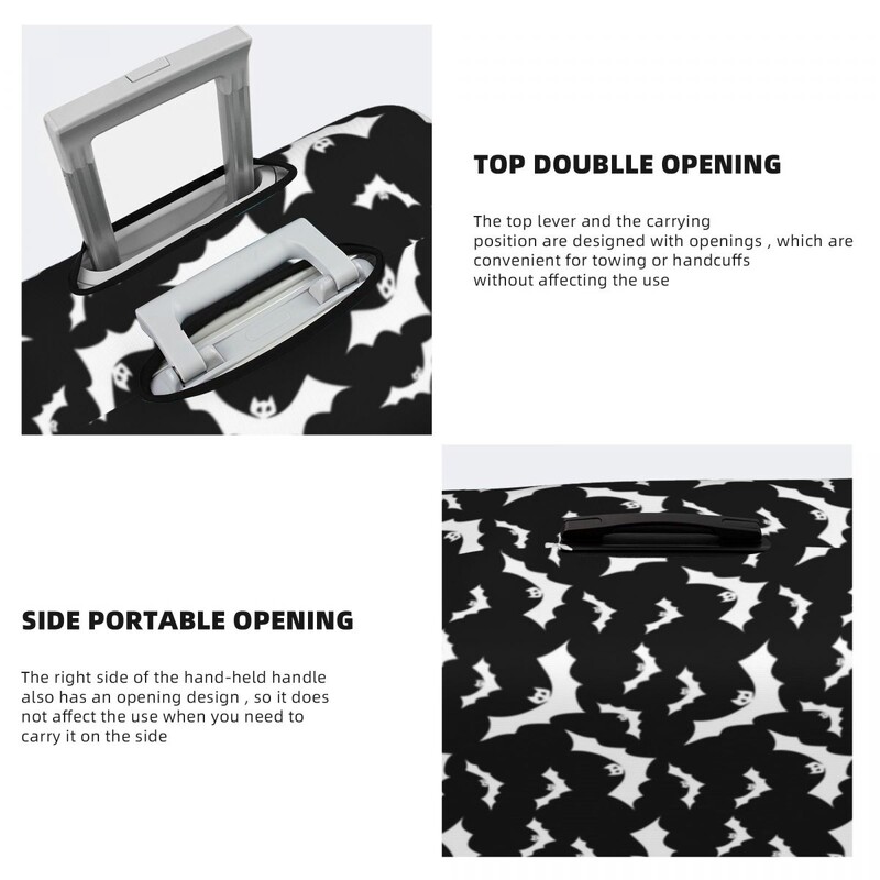 Gotikiniai lagamino užvalkalai, kelioniniai apsauginiai atostoginiai, linksmi bagažo dėklas