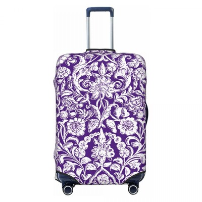 Tankus gėlėtas lagamino užvalkalas Spalva gėlės kruizinių kelionių apsauga skrydžio elastingi bagažo priedai