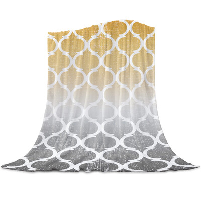 Cuvertură geometrică, albastru, verde, degradat, turcoaz, unisex, pentru copii, cuvertură de pat, cuvertură, durabilă, caldă, confortabilă.