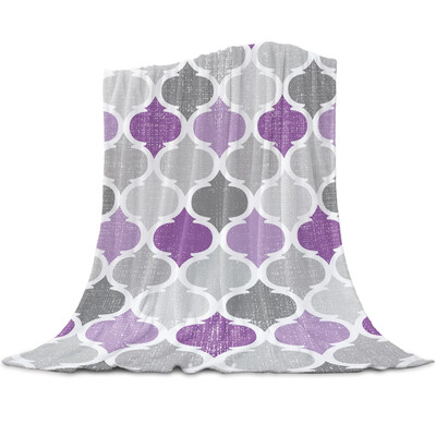 Cuvertură geometrică, albastru, verde, degradat, turcoaz, unisex, pentru copii, cuvertură de pat, cuvertură, durabilă, caldă, confortabilă.