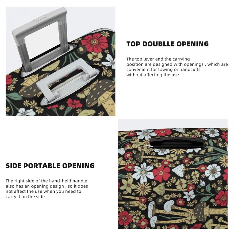 Grybai Lagaminai Uždangalas Gėlės Augalas Skrydis Kruizinė Kelionė Praktiška Bagažo reikmenys Apsauga Kalėdinė dovana