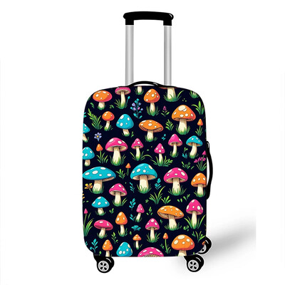 Fantázia gomba békanyomat csomagtartó fedél Utazási kiegészítők Elasztikus bőrönd védőhuzatok pormentes kocsitok burkolat