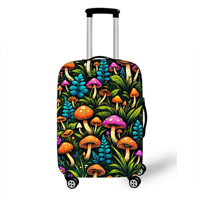 Fantázia gomba békanyomat csomagtartó fedél Utazási kiegészítők Elasztikus bőrönd védőhuzatok pormentes kocsitok burkolat