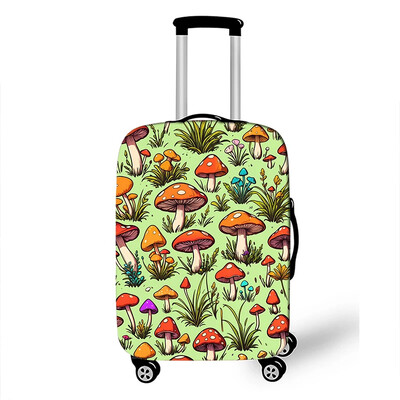 Fantázia gomba békanyomat csomagtartó fedél Utazási kiegészítők Elasztikus bőrönd védőhuzatok pormentes kocsitok burkolat