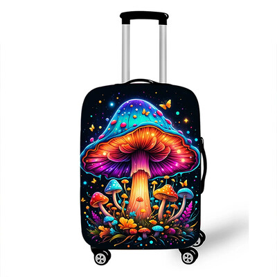 Fantázia gomba békanyomat csomagtartó fedél Utazási kiegészítők Elasztikus bőrönd védőhuzatok pormentes kocsitok burkolat