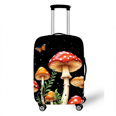 Fantázia gomba békanyomat csomagtartó fedél Utazási kiegészítők Elasztikus bőrönd védőhuzatok pormentes kocsitok burkolat