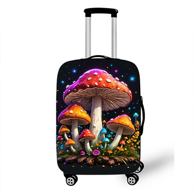 Fantázia gomba békanyomat csomagtartó fedél Utazási kiegészítők Elasztikus bőrönd védőhuzatok pormentes kocsitok burkolat