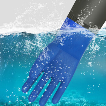 Κουζίνα Λαστιχένια Γάντια Long Aquatic Industry Gloves Long Gloves 70cm with Arm Guards Thickened Gloves Gardening Waterproof Gloves