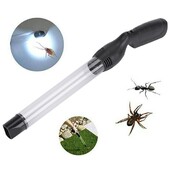 Φορητό Insects Catcher Suction Trap Tube Handheld Bug Fly Ηλεκτρική σκούπα Οικιακά έντομα Vacuum Fluke Fly Catcher