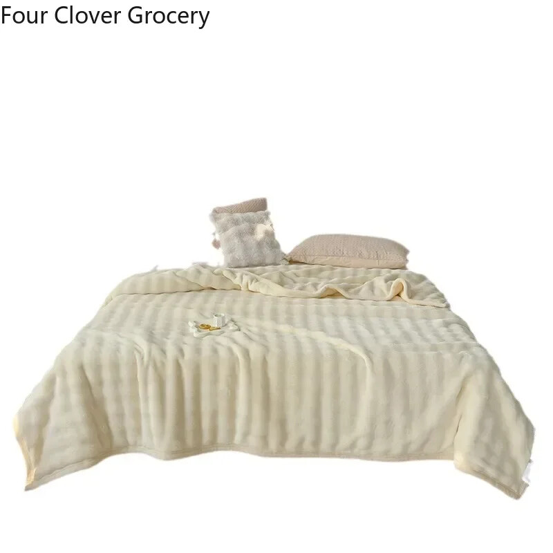 Luksuzna mekana deka od umjetnog krzna Fuzzy plišani pokrivač na krevetu Karirane deke i pokrivači za kauč za dnevni boravak spavaća soba