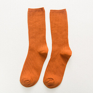 Cietie Sievietēm Zeķes Crew Vidējā caurule Kokvilna Balta Melna Gara Korejas Harajuku Brīvi Ziemas Rudens Krāsas Pamata Klasiskā Kvalitāte