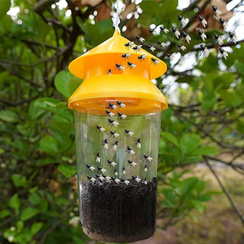 Légycsali kültéri légycsapda tégely oldható csalikkal Légycsapdákkal Akasztó Légycsapda palackok háztáji teraszokhoz Farmok szemét