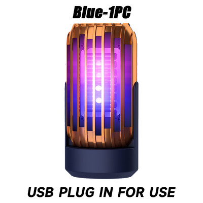 Lampă pentru ucigarea țânțarilor, reîncărcabilă prin USB, capcană electrică pentru muște, insectă, pentru ucigaș, în aer liber, lampă anti țânțari