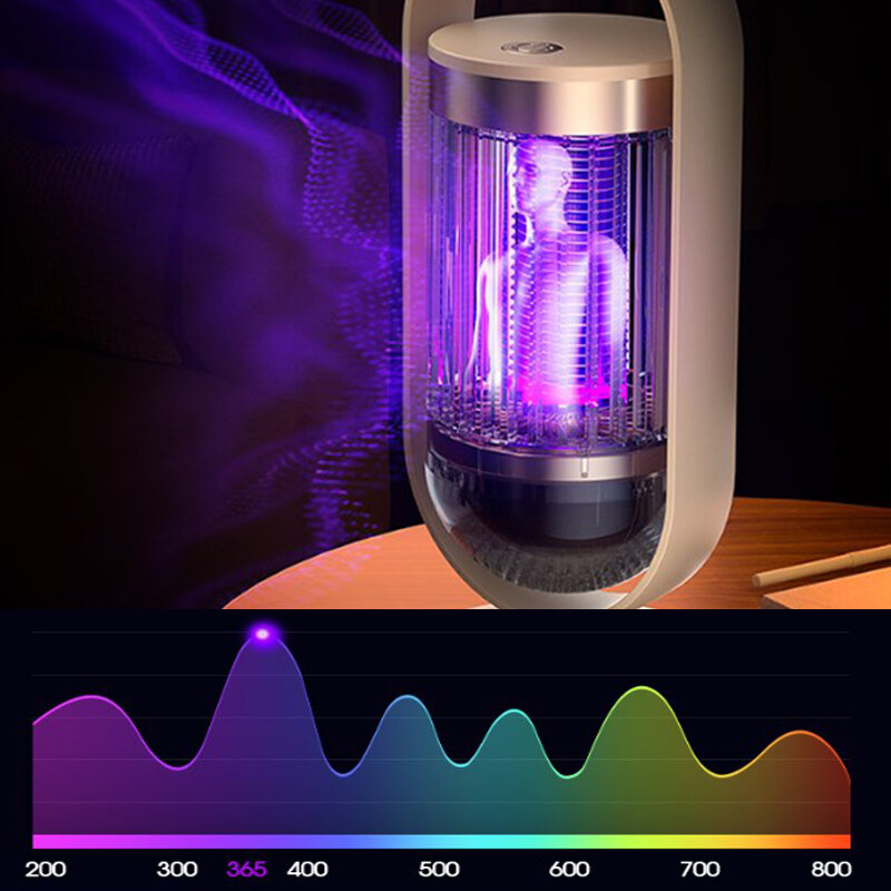 Lampă pentru ucigarea țânțarilor, reîncărcabilă prin USB, capcană electrică pentru muște, insectă, pentru ucigaș, în aer liber, lampă anti țânțari