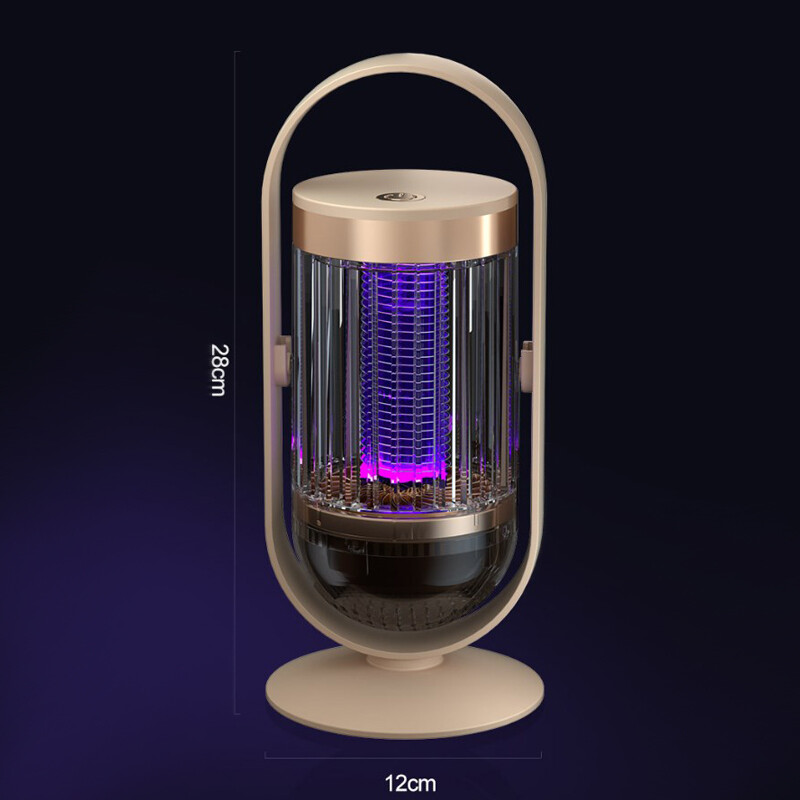 Lampă pentru ucigarea țânțarilor, reîncărcabilă prin USB, capcană electrică pentru muște, insectă, pentru ucigaș, în aer liber, lampă anti țânțari