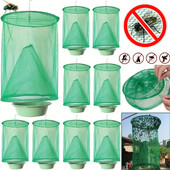 Καταπολέμηση παρασίτων κήπου Fly Catcher Επαναχρησιμοποιήσιμο Κρεμαστό Fly Catcher Fly Killer Traps Cage Net Fly Catcher Garden Hanging Bird Catcher