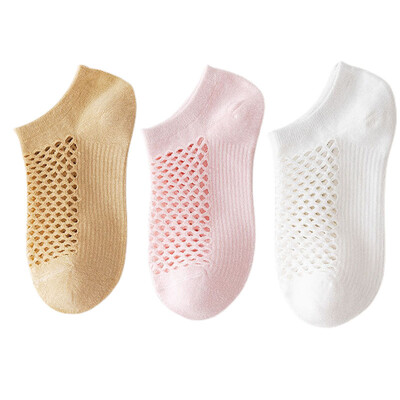 3 ζεύγη Γυναικείες κάλτσες Διχτυωτές που αναπνέουν Casual Μόδα κάλτσες στον αστράγαλο Άνετες Υψηλής ποιότητας καλοκαιρινές λεπτές γυναικείες καλσετίνες Mujer