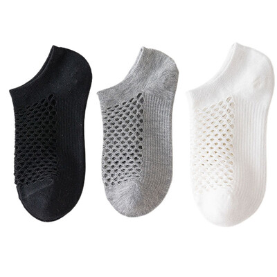3 ζεύγη Γυναικείες κάλτσες Διχτυωτές που αναπνέουν Casual Μόδα κάλτσες στον αστράγαλο Άνετες Υψηλής ποιότητας καλοκαιρινές λεπτές γυναικείες καλσετίνες Mujer