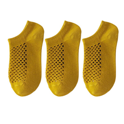 3 ζεύγη Γυναικείες κάλτσες Διχτυωτές που αναπνέουν Casual Μόδα κάλτσες στον αστράγαλο Άνετες Υψηλής ποιότητας καλοκαιρινές λεπτές γυναικείες καλσετίνες Mujer