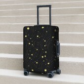 Galaxy Graffiti kryt na kufor s hviezdičkou a kreslenými postavičkami, elastický cestovný chránič, batožinové doplnky, sviatočné doplnky