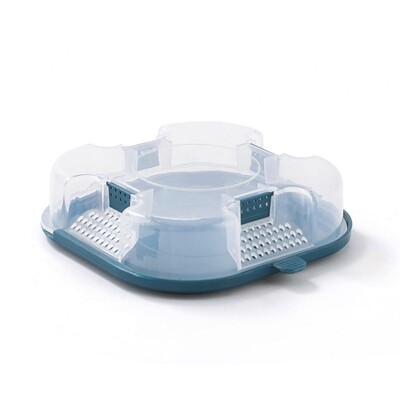 Lutikate särjepüüdja Kahekihiline prussakapüünis koos kaanega, pealeklõpsatav kahjuritõrjepüüdja sääsepüüdja, korduvkasutatav ohutus