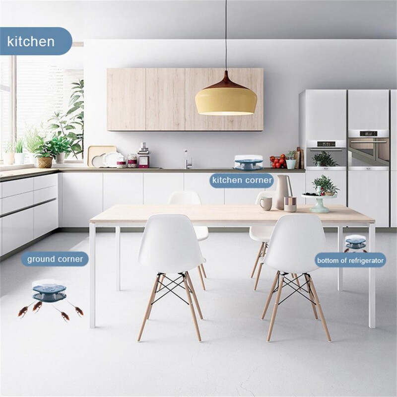 Vabzdžių kuojų gaudyklė Dviejų sluoksnių tarakonų gaudyklė su užsegamu dangteliu kenkėjų kontrolės gaudykle.