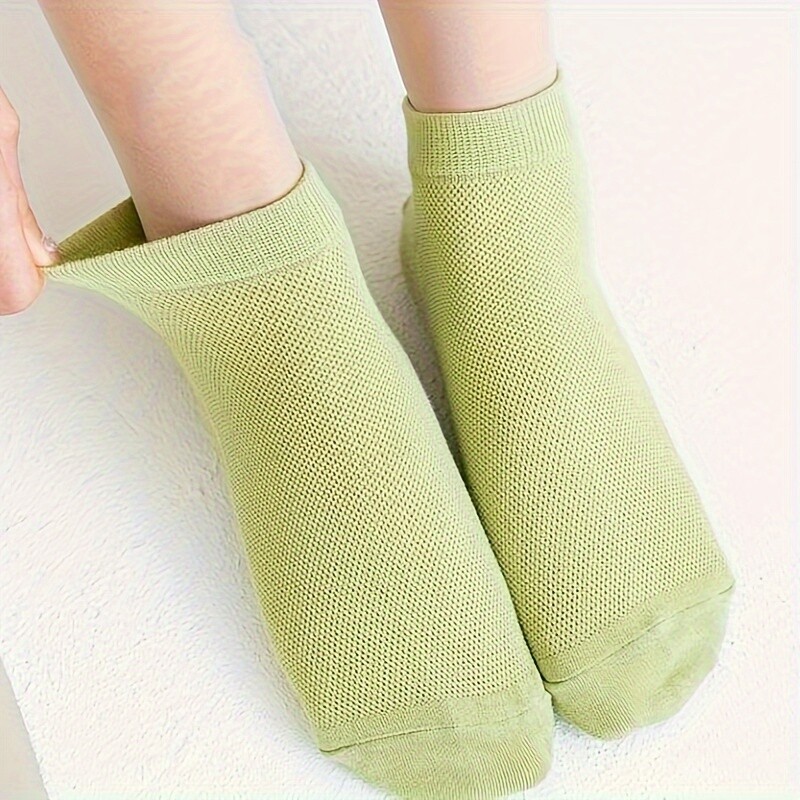 7 pari ljetnih jednobojnih mrežastih kratkih čarapa svježe korejske verzije ženskih kratkih čarapa u boji slatkiša makarona
