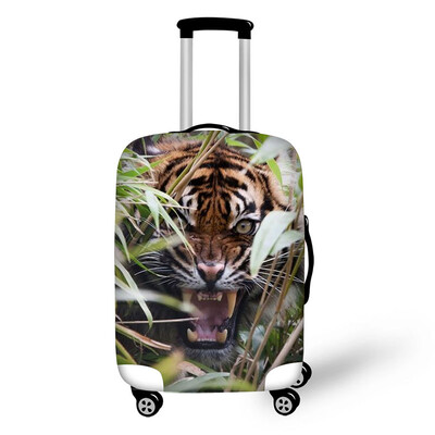 Lovely Animals Print Elasting Style Kelioniniai aksesuarai 18-30 colių lagaminui Mielas bagažo apsaugos dangtelis Madingi lagaminų užvalkalai