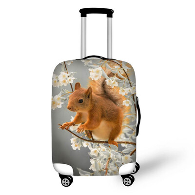 Lovely Animals Print Elasting Style Kelioniniai aksesuarai 18-30 colių lagaminui Mielas bagažo apsaugos dangtelis Madingi lagaminų užvalkalai