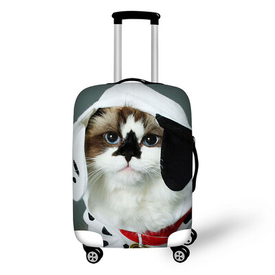 Lovely Animals Print Elasting Style Kelioniniai aksesuarai 18-30 colių lagaminui Mielas bagažo apsaugos dangtelis Madingi lagaminų užvalkalai