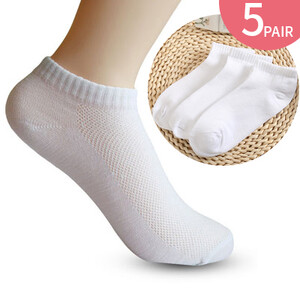 5 perechi de șosete de bumbac de damă scurte pentru femeie decoltate glezna pentru femei doamne șosete albi negri scurte Chaussette Femme de vară