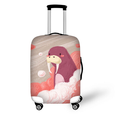 Kúra illusztrációk Nyomtatás Utazási poggyászvédő védő Bőröndhuzat Kocsitok Utazási poggyász porvédő 18-32 hüvelykeshez