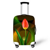 Abstract Design poggyászvédő huzat bőröndhuzatok Vízálló csomagvédő huzatok kiegészítő táskák utazási kocsitok huzat