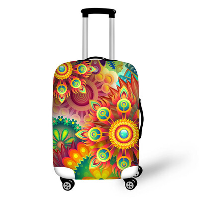 Abstract Design poggyászvédő huzat bőröndhuzatok Vízálló csomagvédő huzatok kiegészítő táskák utazási kocsitok huzat