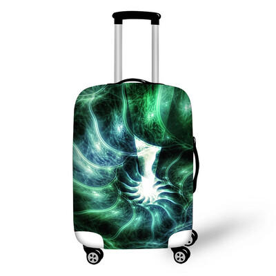 Abstract Design poggyászvédő huzat bőröndhuzatok Vízálló csomagvédő huzatok kiegészítő táskák utazási kocsitok huzat