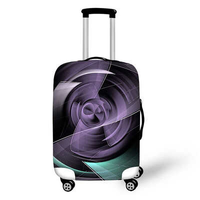 Abstract Design poggyászvédő huzat bőröndhuzatok Vízálló csomagvédő huzatok kiegészítő táskák utazási kocsitok huzat