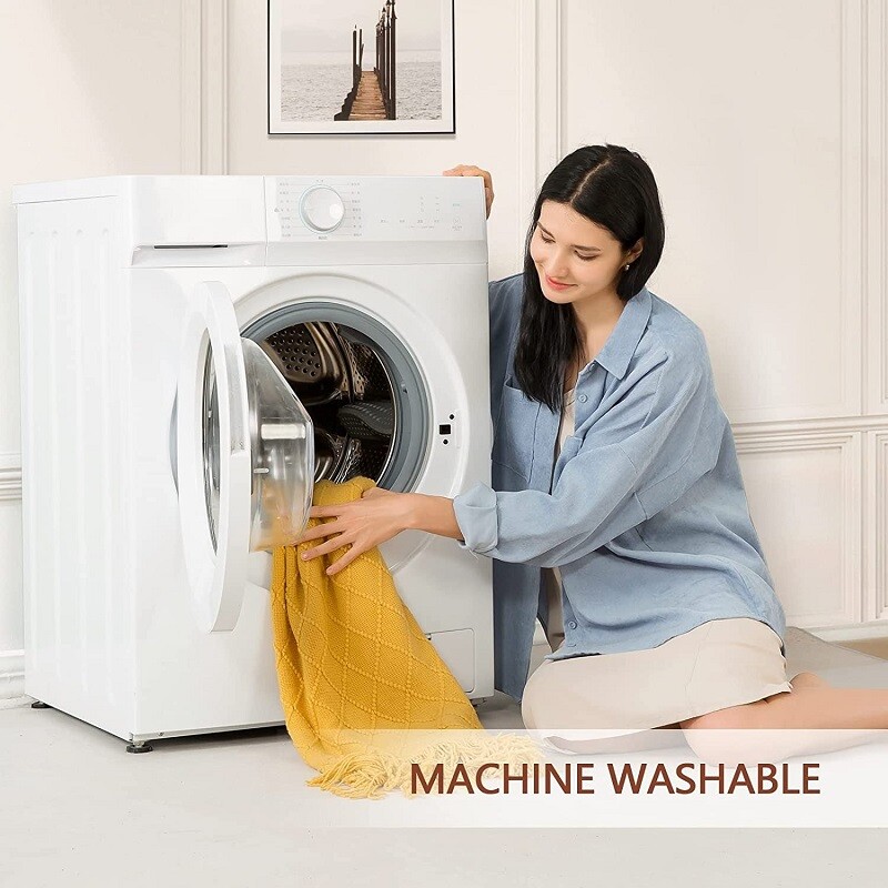 Inya megzta antklodė vienspalvė vaflinė reljefinė antklodė šiaurietiškos dekoratyvinės antklodės, skirtos sofai-lovai, storos megztos pledai