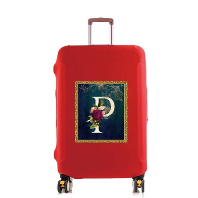 18–32 colių talpos Kelionių reikmenų krepšys Gėlių raidžių serija Spausdinto rašto kelionių priedai Vežimėlio dėklo apsauginis dangtelis