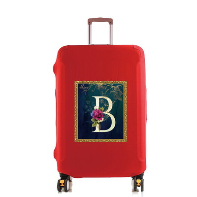 18–32 colių talpos Kelionių reikmenų krepšys Gėlių raidžių serija Spausdinto rašto kelionių priedai Vežimėlio dėklo apsauginis dangtelis