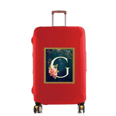 18–32 colių talpos Kelionių reikmenų krepšys Gėlių raidžių serija Spausdinto rašto kelionių priedai Vežimėlio dėklo apsauginis dangtelis