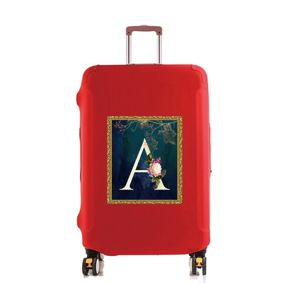 18–32 colių talpos Kelionių reikmenų krepšys Gėlių raidžių serija Spausdinto rašto kelionių priedai Vežimėlio dėklo apsauginis dangtelis