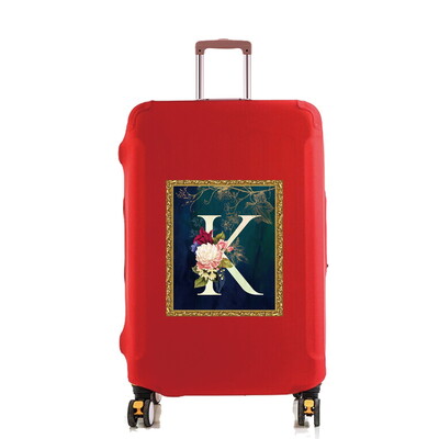 18–32 colių talpos Kelionių reikmenų krepšys Gėlių raidžių serija Spausdinto rašto kelionių priedai Vežimėlio dėklo apsauginis dangtelis