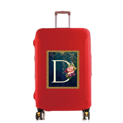 18–32 colių talpos Kelionių reikmenų krepšys Gėlių raidžių serija Spausdinto rašto kelionių priedai Vežimėlio dėklo apsauginis dangtelis