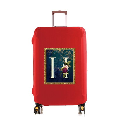 18–32 colių talpos Kelionių reikmenų krepšys Gėlių raidžių serija Spausdinto rašto kelionių priedai Vežimėlio dėklo apsauginis dangtelis