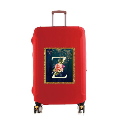 18–32 colių talpos Kelionių reikmenų krepšys Gėlių raidžių serija Spausdinto rašto kelionių priedai Vežimėlio dėklo apsauginis dangtelis