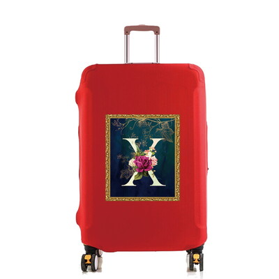 18–32 colių talpos Kelionių reikmenų krepšys Gėlių raidžių serija Spausdinto rašto kelionių priedai Vežimėlio dėklo apsauginis dangtelis