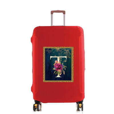 18–32 colių talpos Kelionių reikmenų krepšys Gėlių raidžių serija Spausdinto rašto kelionių priedai Vežimėlio dėklo apsauginis dangtelis