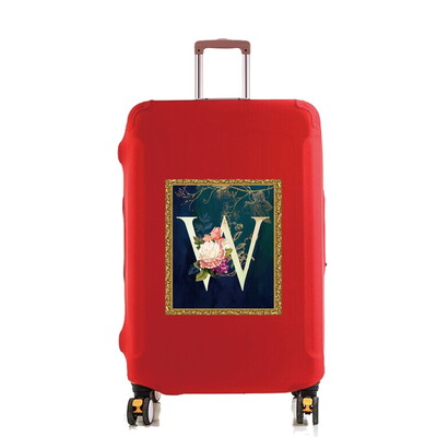 18–32 colių talpos Kelionių reikmenų krepšys Gėlių raidžių serija Spausdinto rašto kelionių priedai Vežimėlio dėklo apsauginis dangtelis