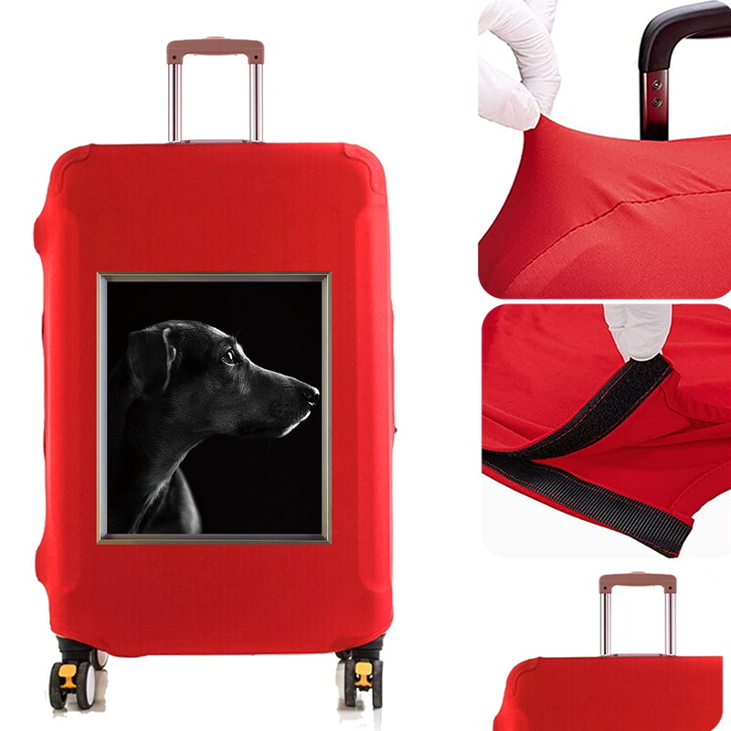 18–32 colių talpos Kelionių reikmenų krepšys Gėlių raidžių serija Spausdinto rašto kelionių priedai Vežimėlio dėklo apsauginis dangtelis