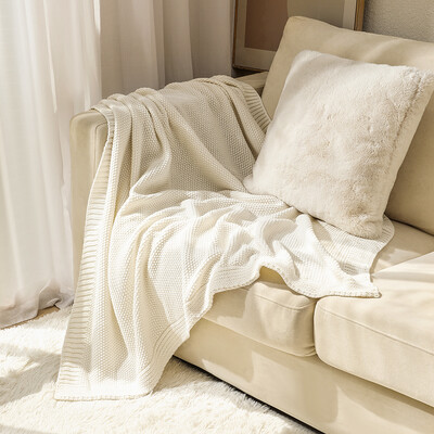 Battilo gofri kockás takaró Luxus vastag karamell kötött kidobótakaró kanapéhoz ágytakaró őszi hálószoba dekoráció